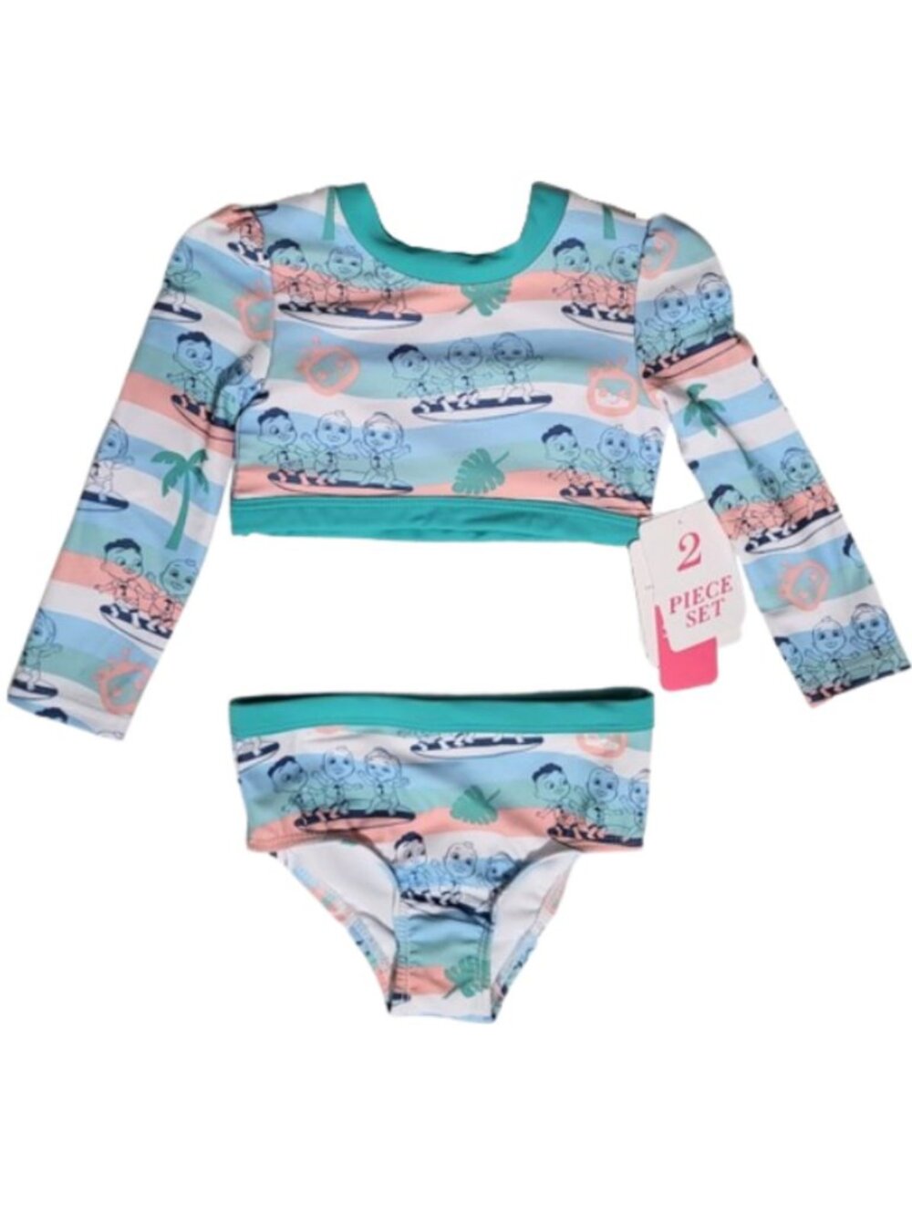 COCOMELON 2-Piece Set Swimsuit - New With Tags Infant Girl's 18 M